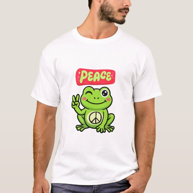 CAMISETA PEACE FROG SHIRT (Frente)