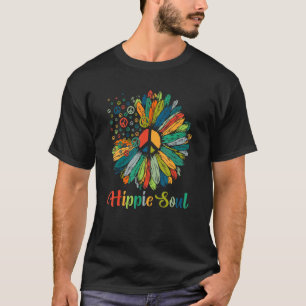 Camiseta Peace Hippie Soul Daisy Flower for Nature Peacemak