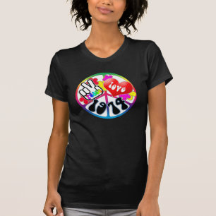 Camiseta Peace Love 1974 Shirt