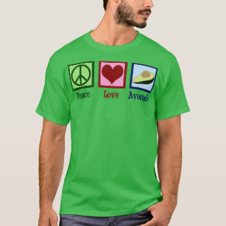 Camiseta Peace Love Avocado 2
