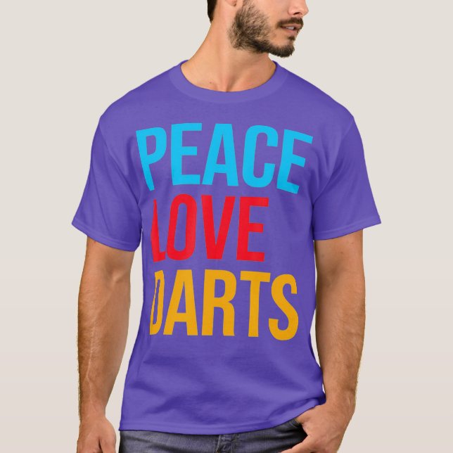 Camiseta Peace Love Dart (Frente)