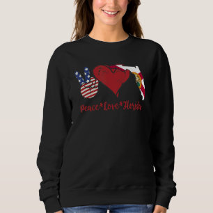 Camiseta Peace Love Florida