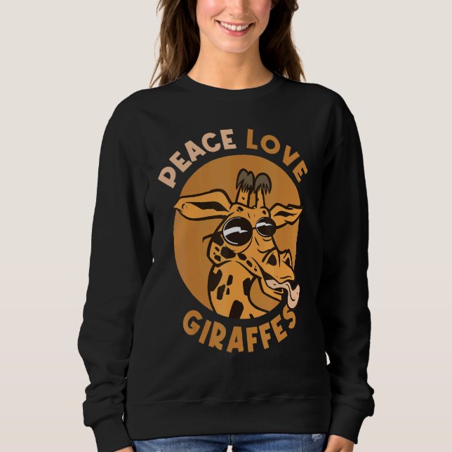 Camiseta Peace Love Girafes (Frente)