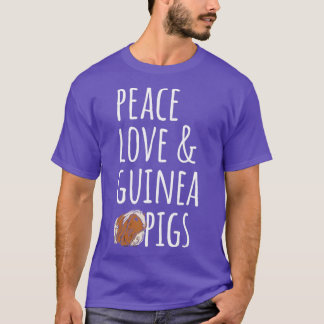 Camiseta Peace Love & Guiné Pigs - 1