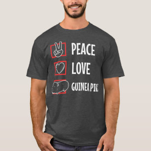 Camiseta Peace Love Guiné Premium 4319