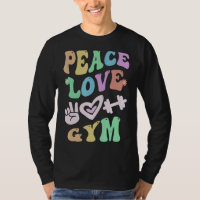 PEACE LOVE GYM Retrô PE Professora Groovy School