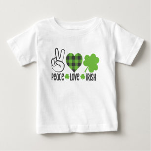 Camiseta Peace Love Irish-60682