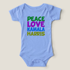 Camiseta Peace Love Kamala Harris Cute