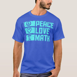 Camiseta Peace Love Matth Cote Math T