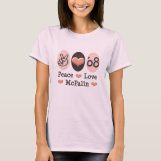 Camiseta Peace Love McPalin T shirt 08 Organic