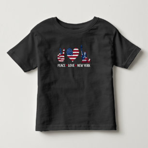 Camiseta Peace Love New York