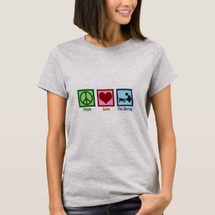 Camiseta Peace Love Pet Sitting Dog Walking Service