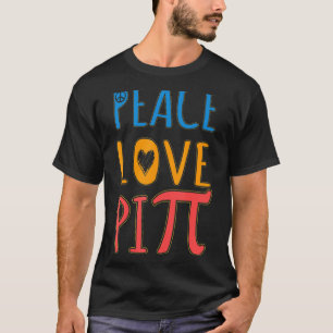 Camiseta Peace Love Pi Happy Pi Day Maacher Men Women