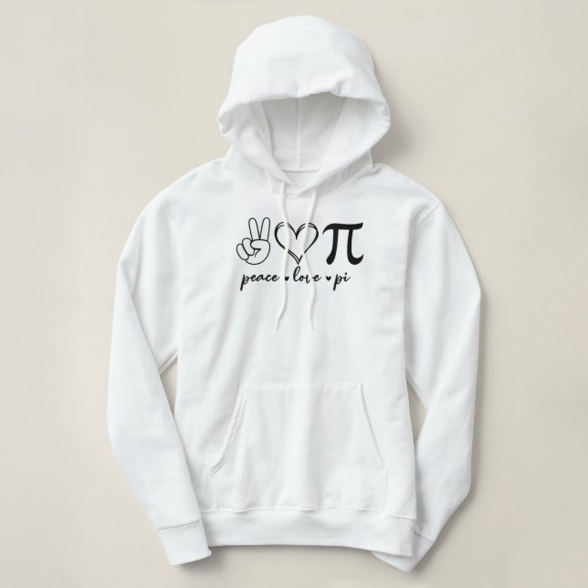 Camiseta Peace Love Pi Math Love Pi Day Matemática Te Te (Frente do Design)
