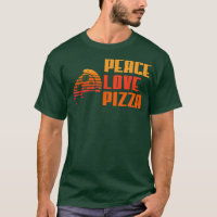 Peace Love Pizza Amantes I Love Pizza2662