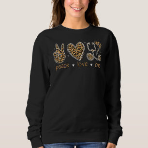 Camiseta Peace Love Pode Enfermeirar A Vida Enfermeiras Imp