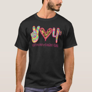 Camiseta Peace Love Quarto 4º Grau Esquadrão De Volta À Esc