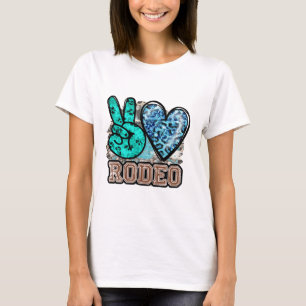 Camiseta Peace Love Rodeo