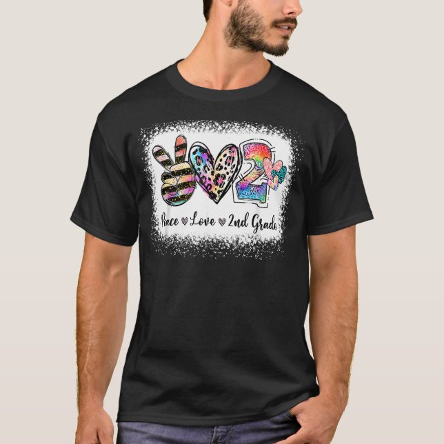 Camiseta Peace Love Segundo Ano De Volta Ao segundo Da Equi (Frente)