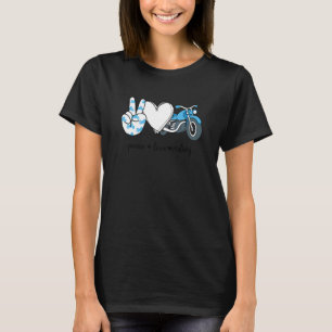 Camiseta Peace Love Sinal Mand Sign