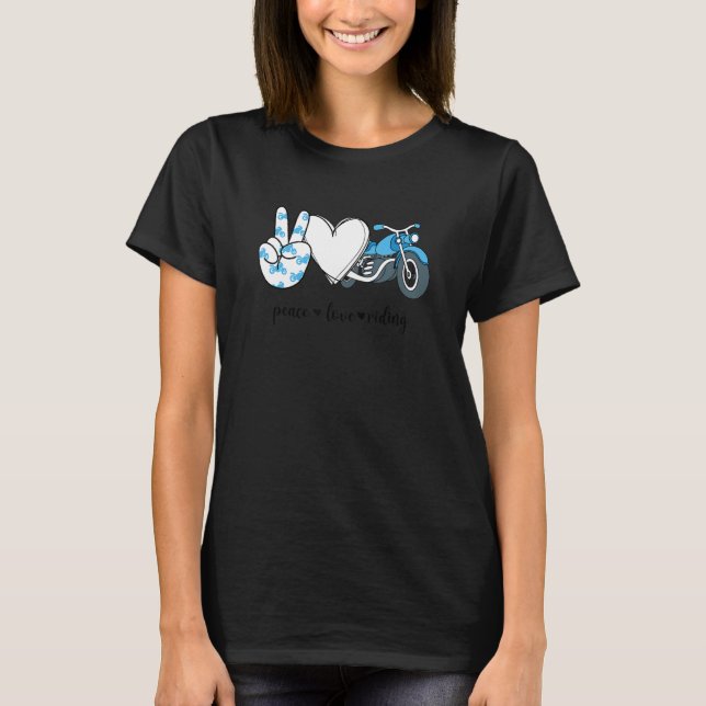 Camiseta Peace Love Sinal Mand Sign (Frente)