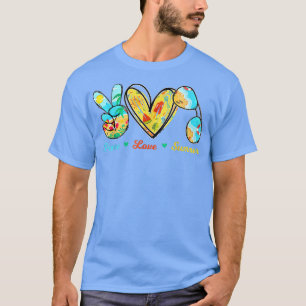 Camiseta Peace Love Summer Sunglass Cruise Beach