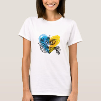 Camiseta Peace Love Ucrânia Nightingale