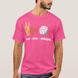 Camiseta Peace Love Voleibol