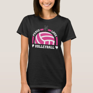 Camiseta Peace Love Voleibol