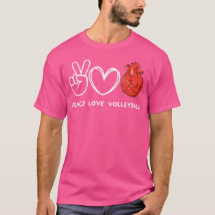 Camiseta Peace Love Voleibol