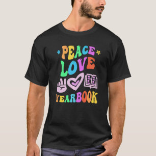 Camiseta PEACE LOVE YEARBOOK Escola de Professores Publicat