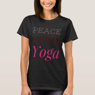 Camiseta Peace Love Yoga