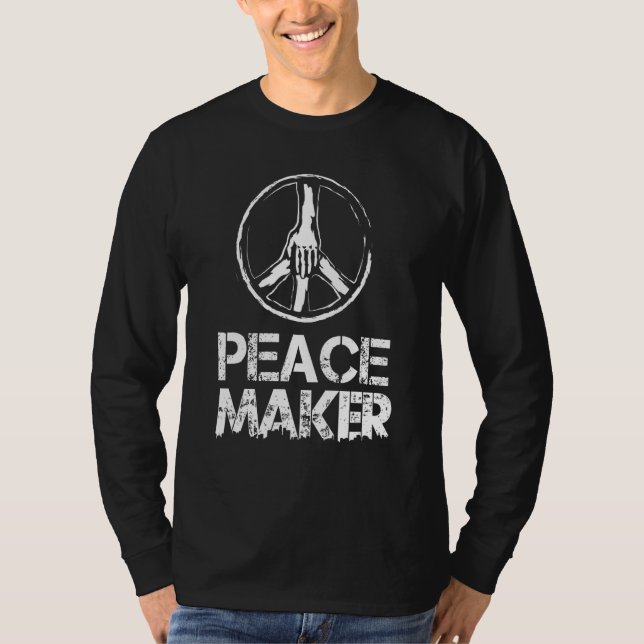 Camiseta Peace Maker 60's 70's Peace Sign (Frente)