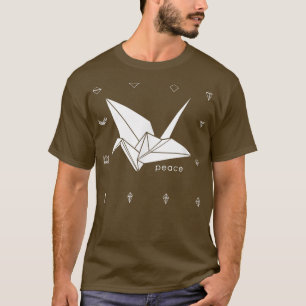 Camiseta Peace Origami Crane Japonês