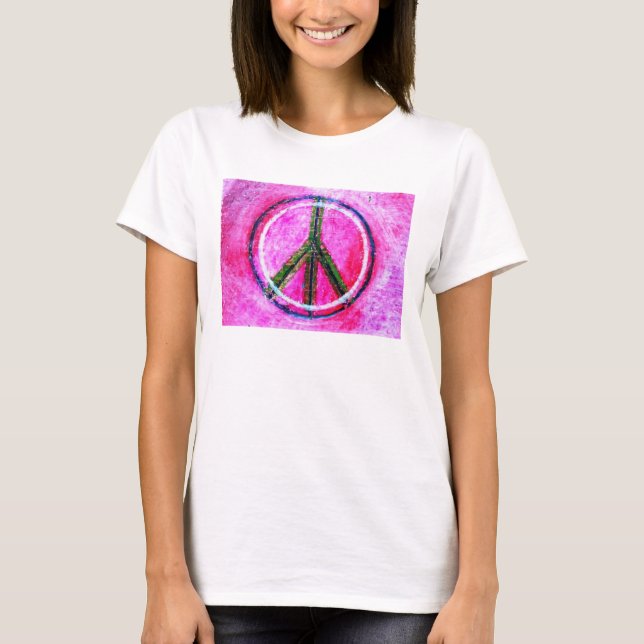 Camiseta ...peace...original art by healingcolors... (Frente)