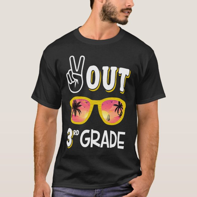 Camiseta Peace Out 2nd Grade  For 2nd Grade Graduation (Frente)