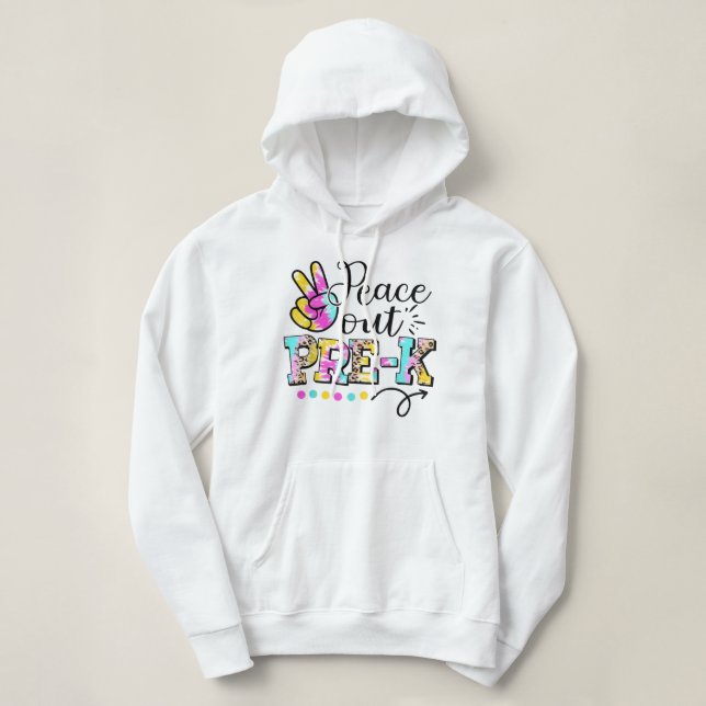 Camiseta Peace Out Pre-K Class of 2022 Formando Graduation  (Frente do Design)