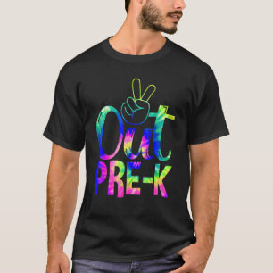 Camiseta Peace Out Pre K Happy Day Last Day