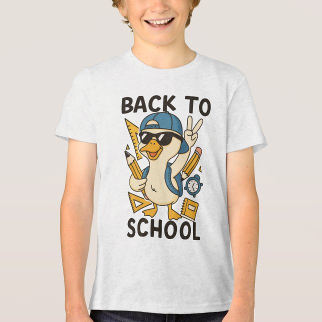 Camiseta 🧢 Peace Out, Summer — It’s School Time! 🕶️ (Frente)