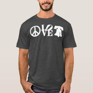 Camiseta Peace Philadelphia Love Liberty Bell Philly Fan F