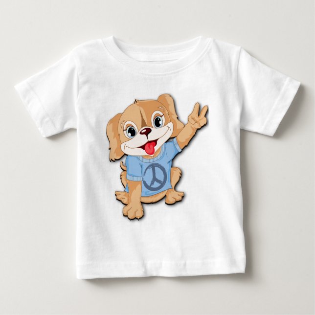 Camiseta Peace Puppy (Frente)