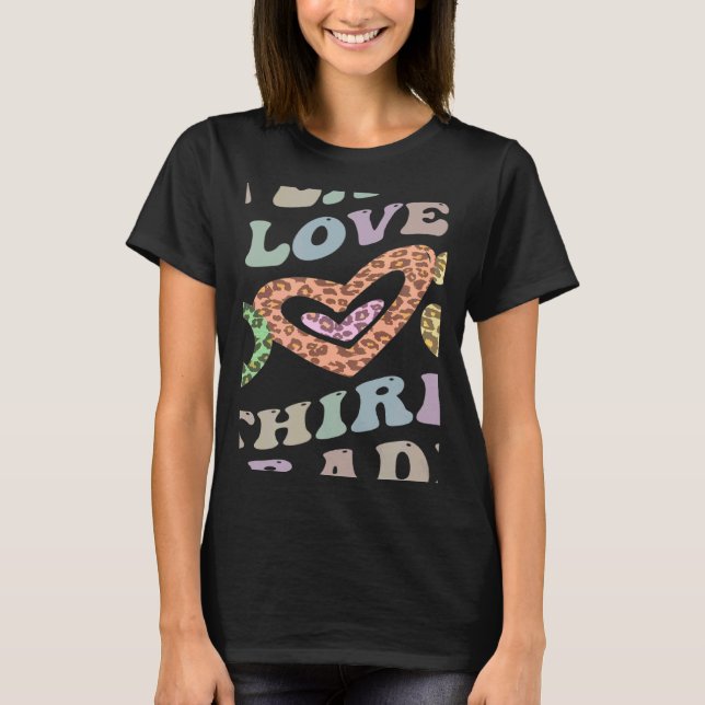 Camiseta PEACE REtro LOVE 3RD GRADE Groovy Leopard Print TH (Frente)