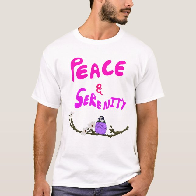 Camiseta Peace & Serenity Art (Frente)