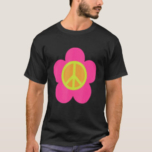 Camiseta PEACE SIGN LOVE 60s 70s Tie Dye Hippie Costume 2