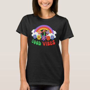 Camiseta PEACE SIGN LOVE 60s 70s Tie Dye Hippie Halloween C