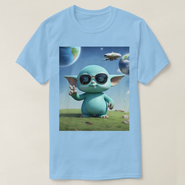 Camiseta PEACE TO EATHLINGS (Frente do Design)