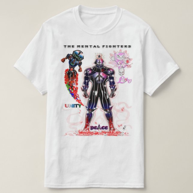 CAMISETA PEACE UNITY AND LOVE (Frente do Design)