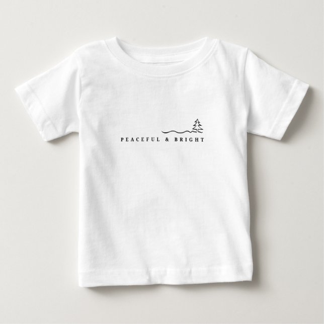 Camiseta Peaceful & Bright (Frente)