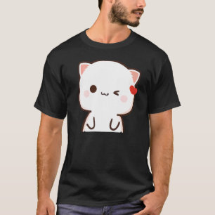 Camiseta Peach E Goma Mochi Cat
