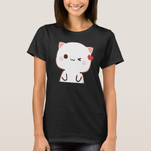 Camiseta Peach E Goma Mochi Cat